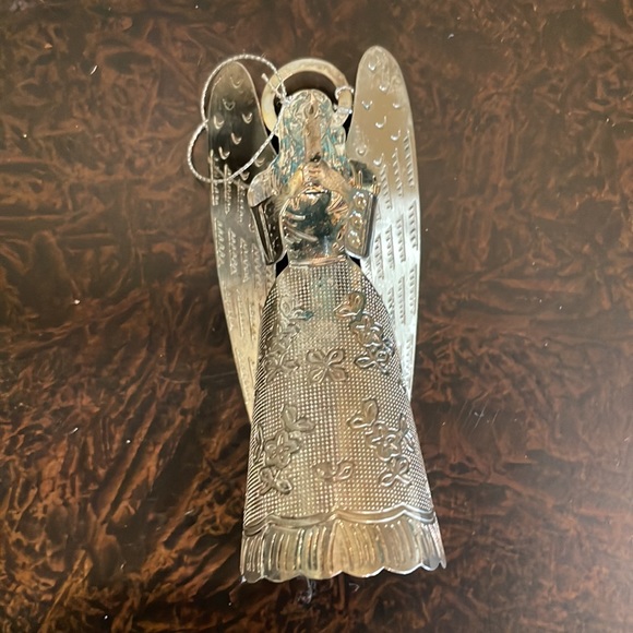 Set of 4 Vintage Silver Plated Angel Ornaments - Picture 7 of 12